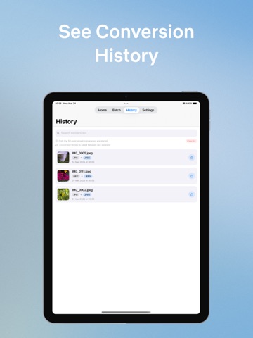 Image Converter: HEIC to JPEG iPad screenshot
