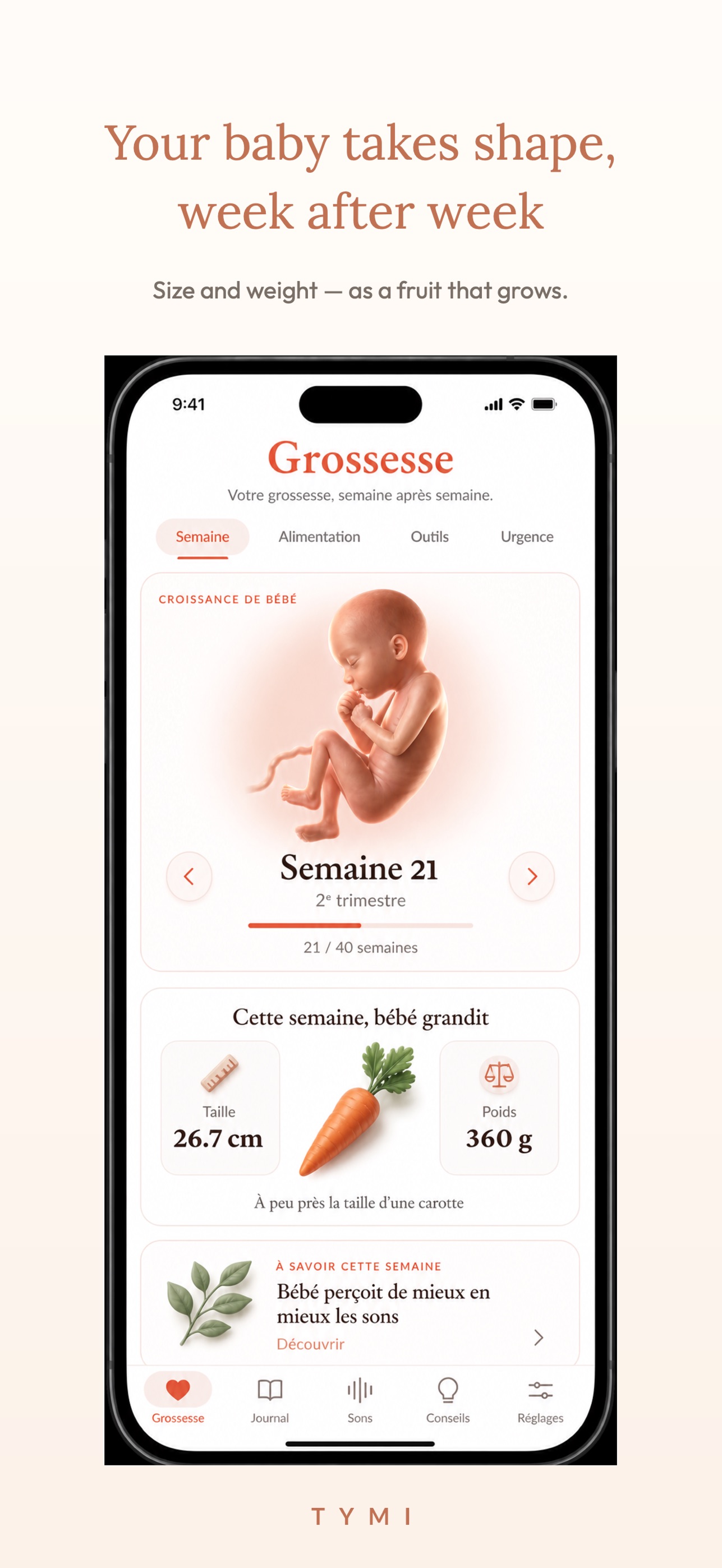 Screenshot 2 of TYMI: Baby & Pregnancy