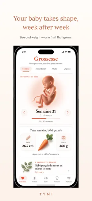 TYMI: Baby & Pregnancy screenshot 2