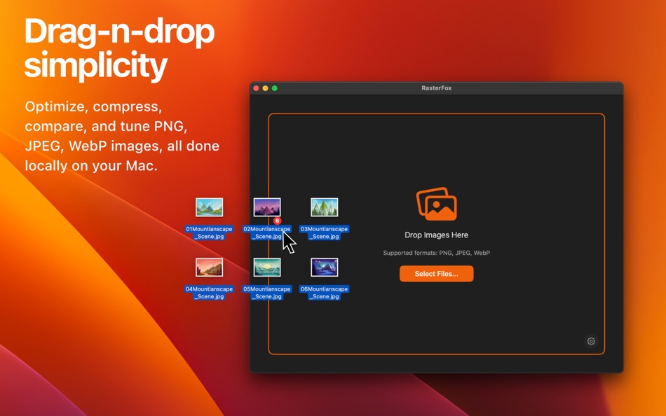 #1. RasterFox - Image Optimizer (macOS) Podle: Andrew Miller