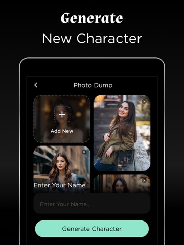 AI Prompt Photoshoot: PicQwip iPad screenshot