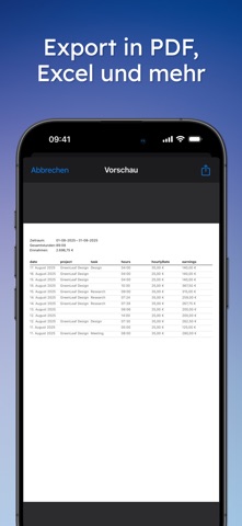 Arbeitszähler: Stundenrechner — Screenshot 5