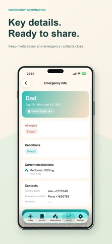 CareLog: Caregiver Journal iPhone screenshot