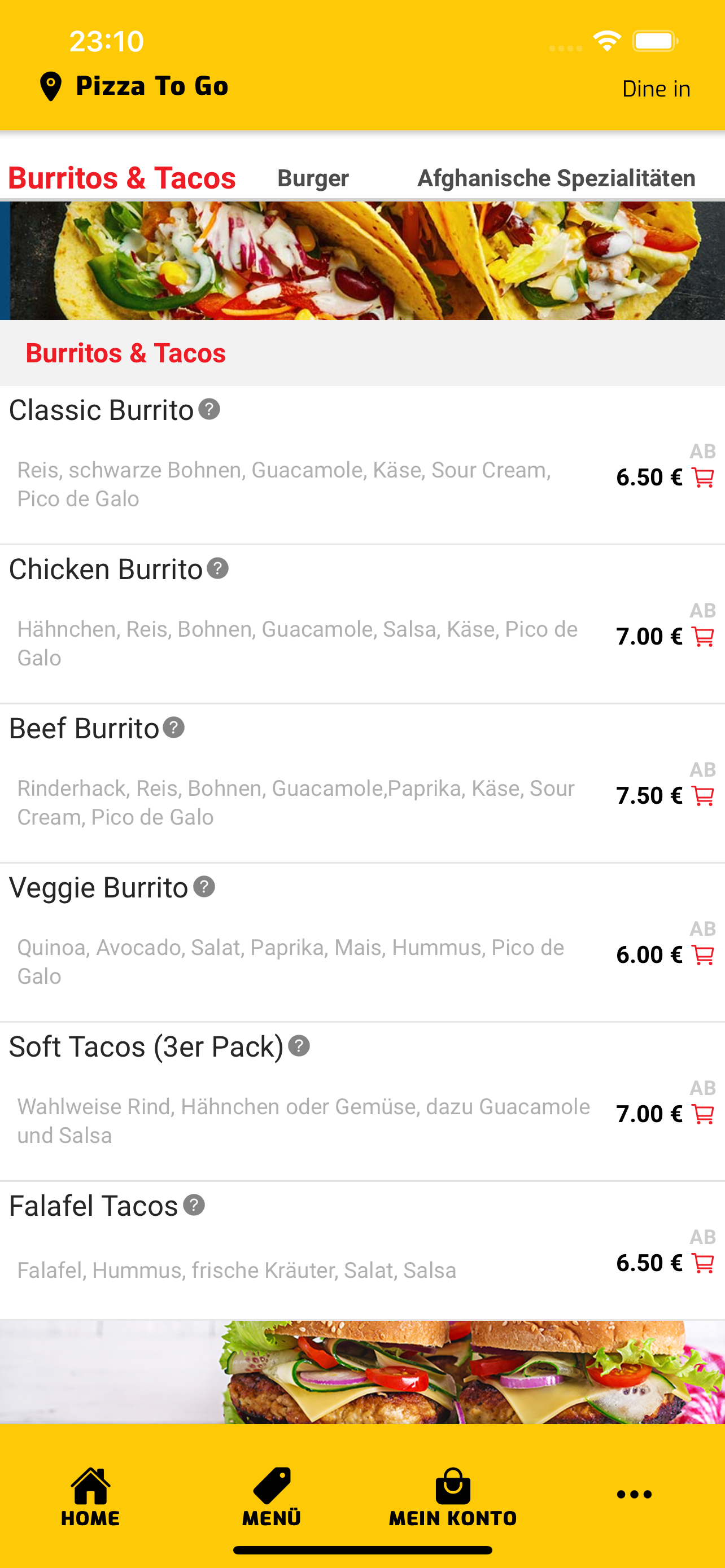 Pizza To Go