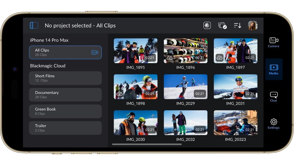 #6. Blackmagic Camera (iOS) 由: Blackmagic Design Inc