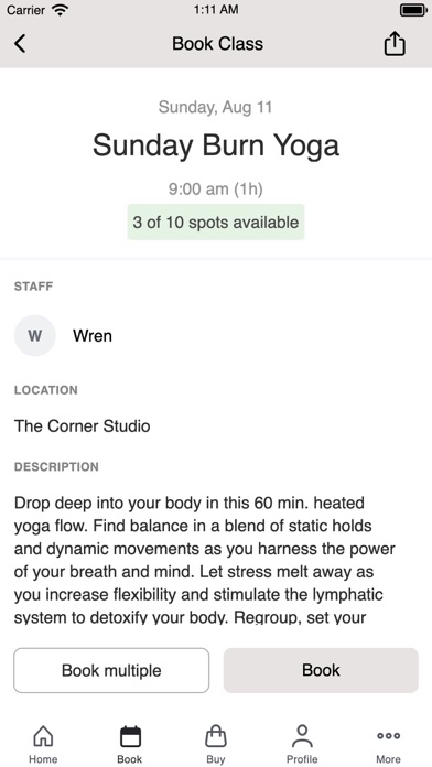 The Corner Studio GP iPhone screenshot 3 - Health & Fitness app