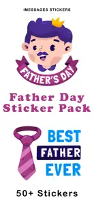 Fathers Day Sticker Pack screenshot #1 for iPhone