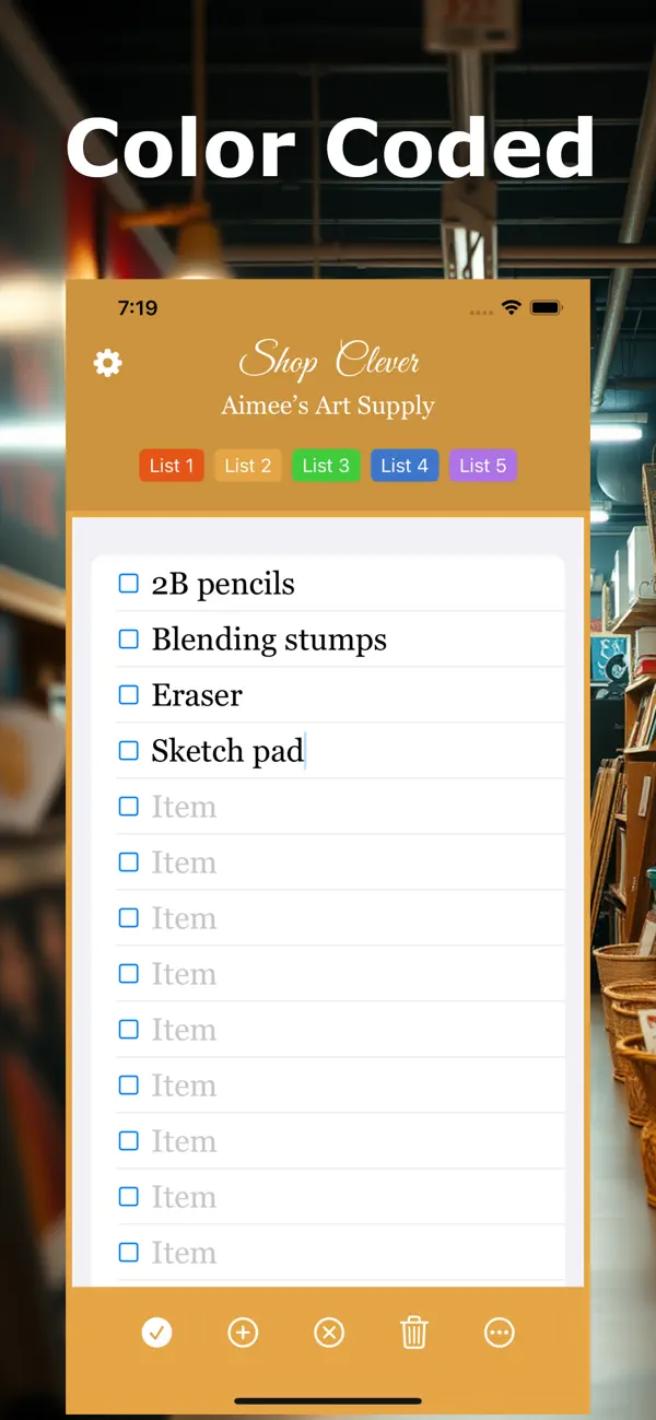 Screenshot #2 pour Shop Clever - Shopping List