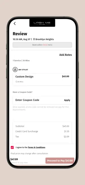 LASH ME - Mobile screenshot 4