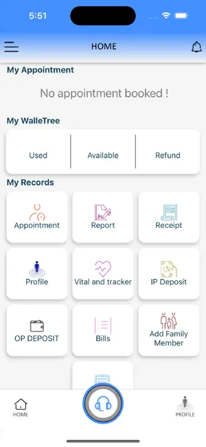 Hiranandani Patient Portal iPhone screenshot 1