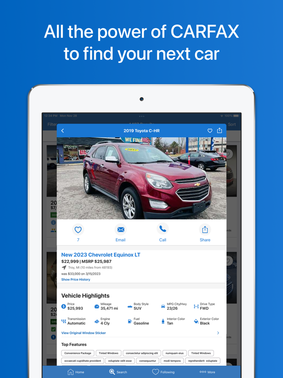 App screenshot