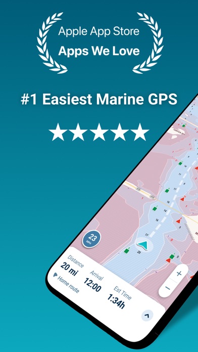 Wavve Boating: Marine Boat GPS Screenshot 1 - AppWisp.com Wavve Boating: Marine Boat GPS Screenshot 1 - AppWisp.com