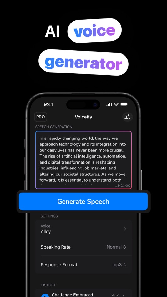#1. AI Text To Speech: Voiceify (iOS) 来自: Stephen Fung