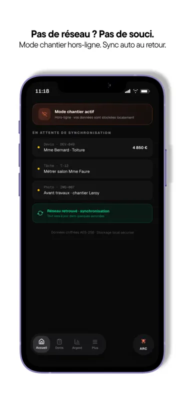 KRYVA — Gestion artisan BTP screenshot 7 of 8