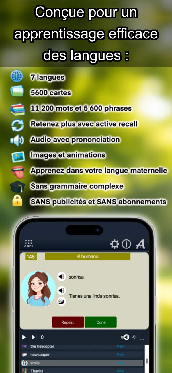 Screenshot #3 pour Easy Language Cards
