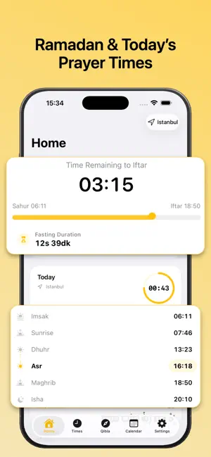Niyet: Prayer Times & Qibla screenshot 2
