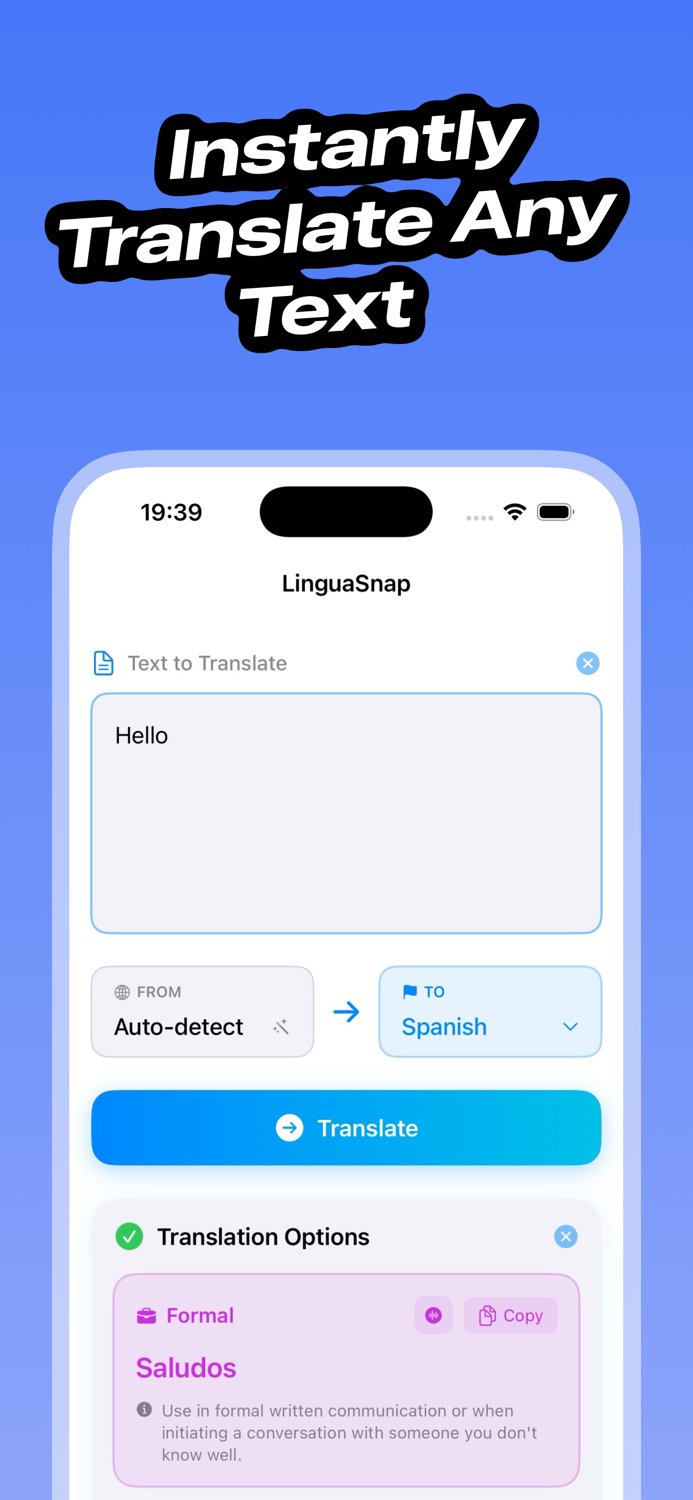 Travel Translator LinguaSnap