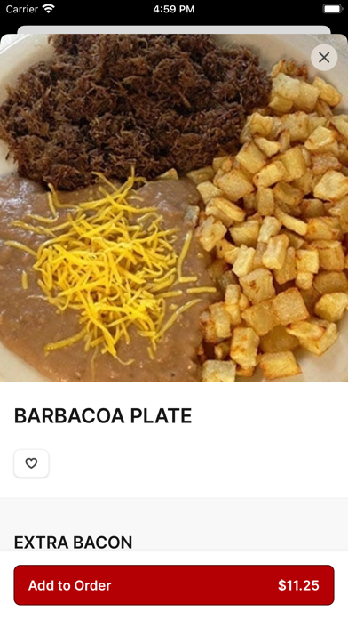 Bronco Burritos iPhone screenshot 4 - Food & Drink app