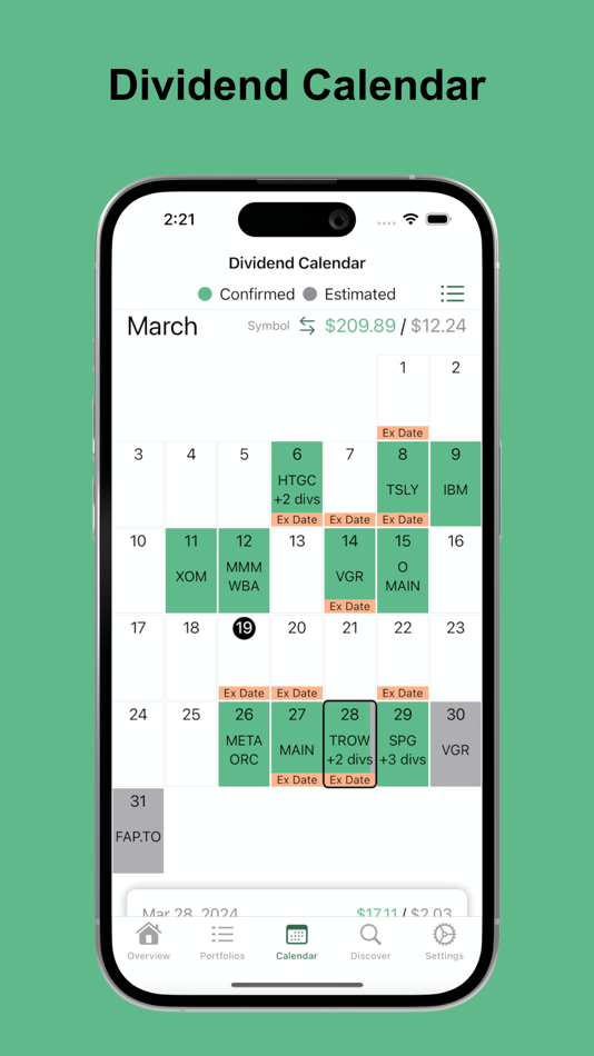 #3. Dividend Tracker - DivTracker (iOS) 由: Boldizsar Tompe