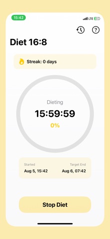 Fasting 168 | Fasting Tracker Screenshot 3 of 4