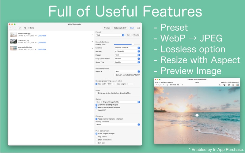 Screenshot #1 pour WebP Converter.