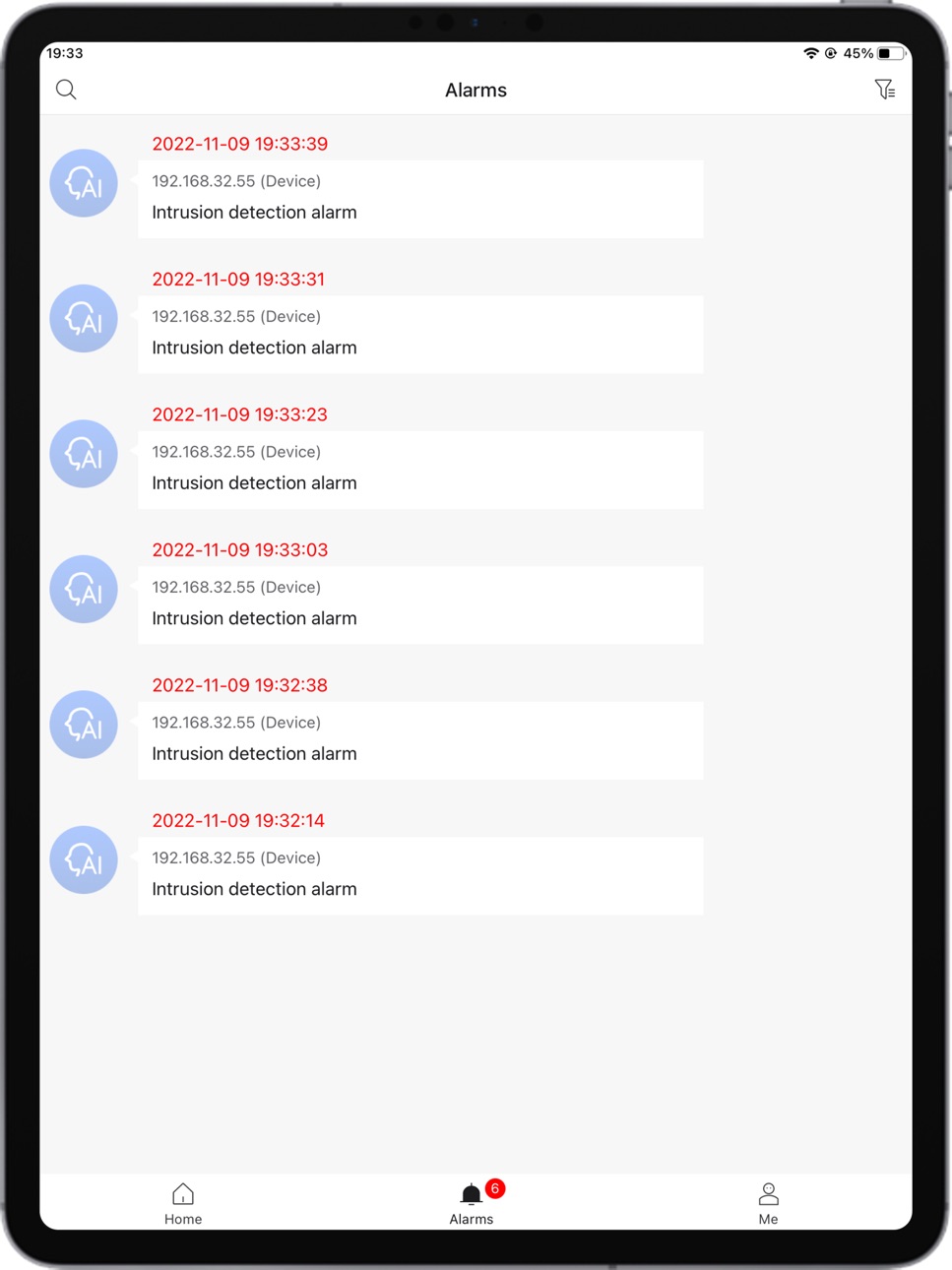 iPad screenshot