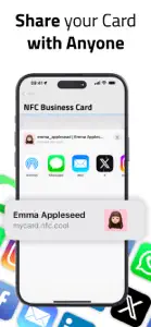 Business Card by NFC.cool screenshot #5 for iPhone