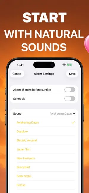 Sunrise Clock: Loud Alarm screenshot 4