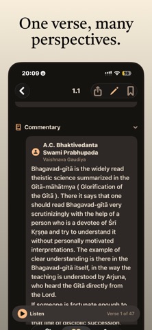 Bhagavad Gita - Updesh Daily iPhone screenshot