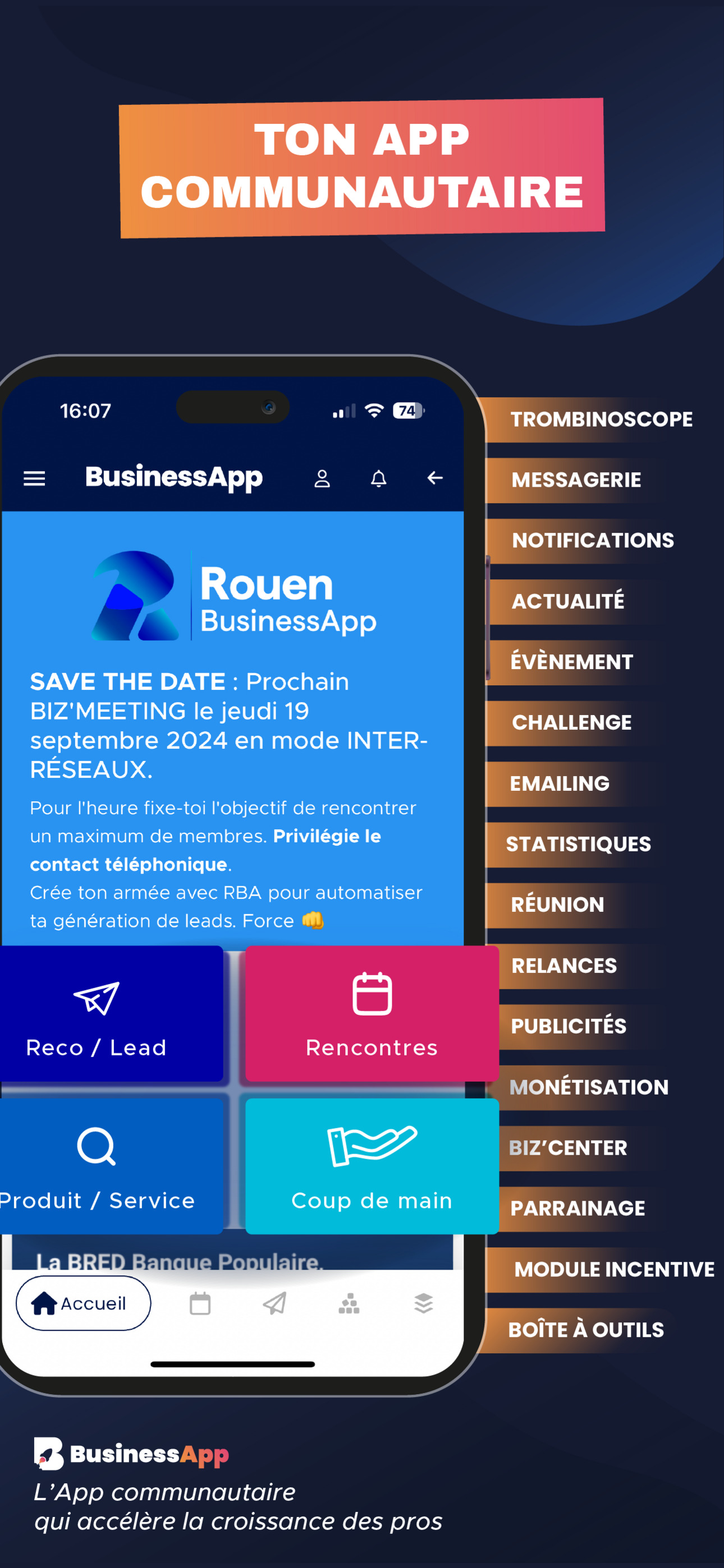 BusinessApp connecte les pros
