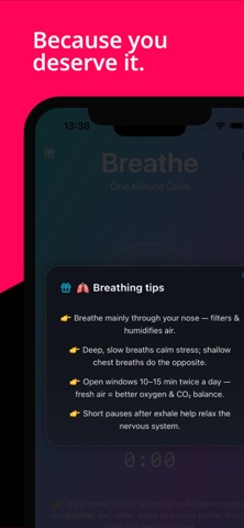 Breathe - 1min calm by nusoki screenshot