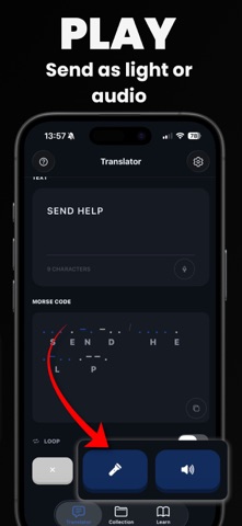 Text To Morse Code - Translate screenshot