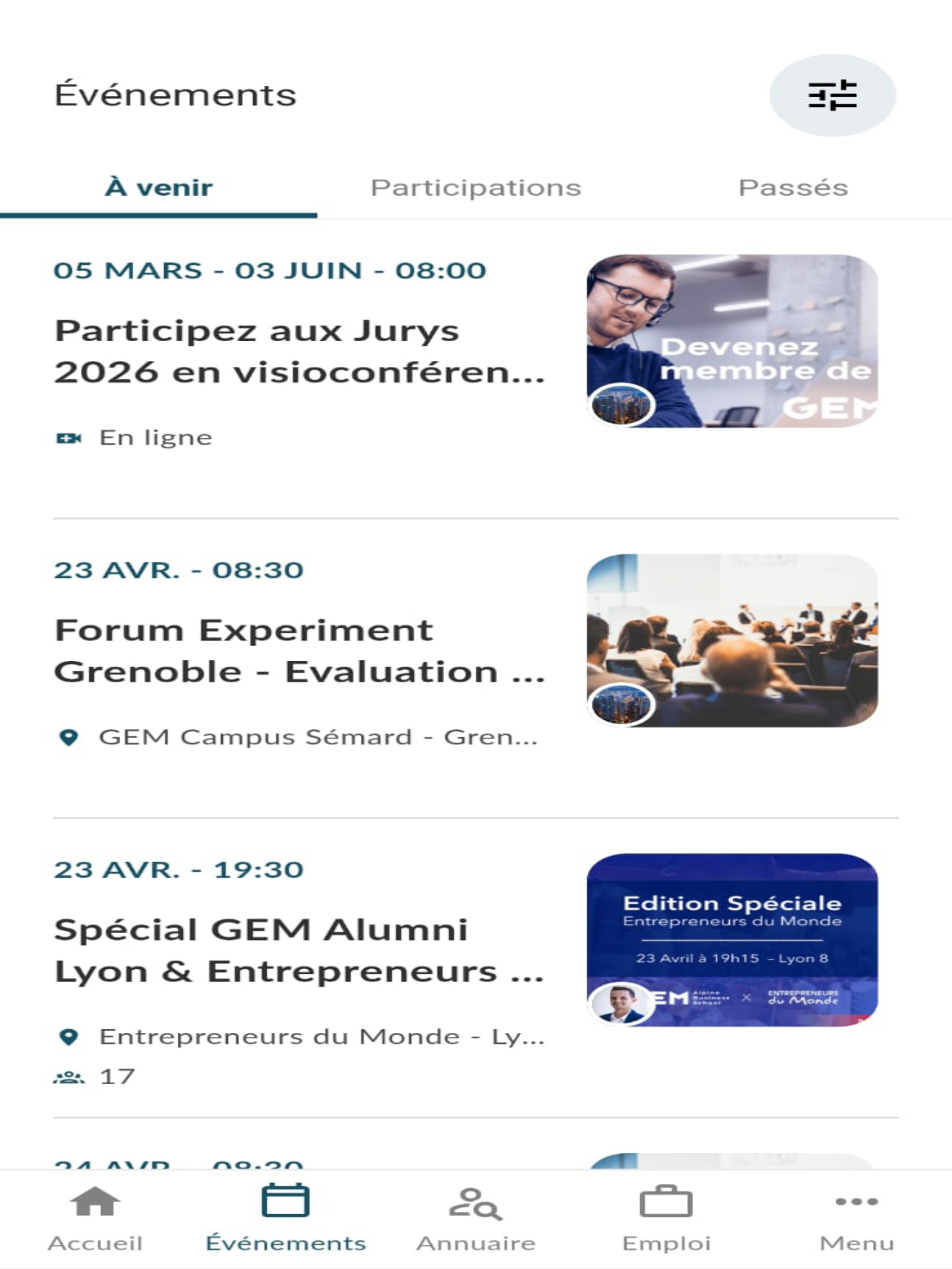 GEM Alumni screenshot 7