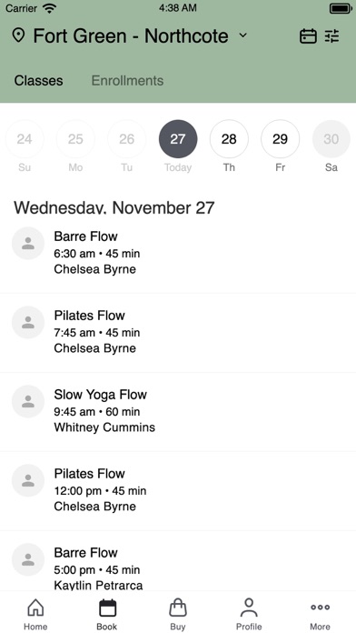 Fort Green Yoga Screenshot