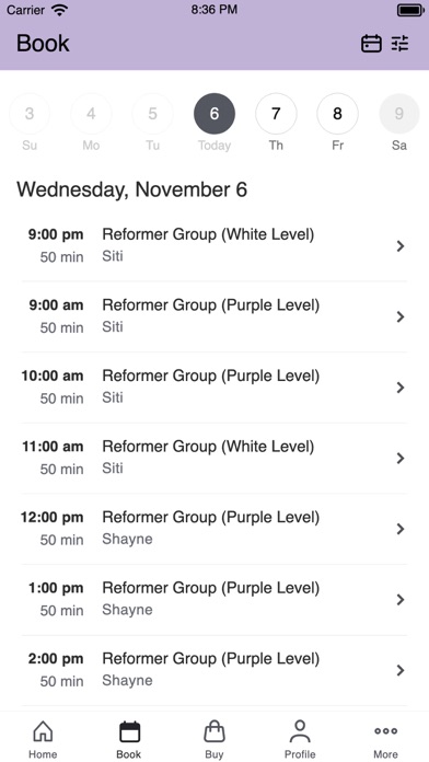 Line Pilates Screenshot