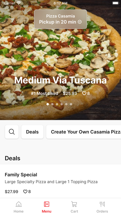 Pizza Casamia Screenshot