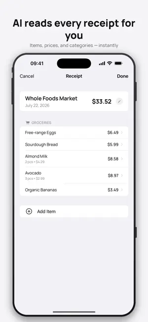Receipts AI – Expense Tracker screenshot 2