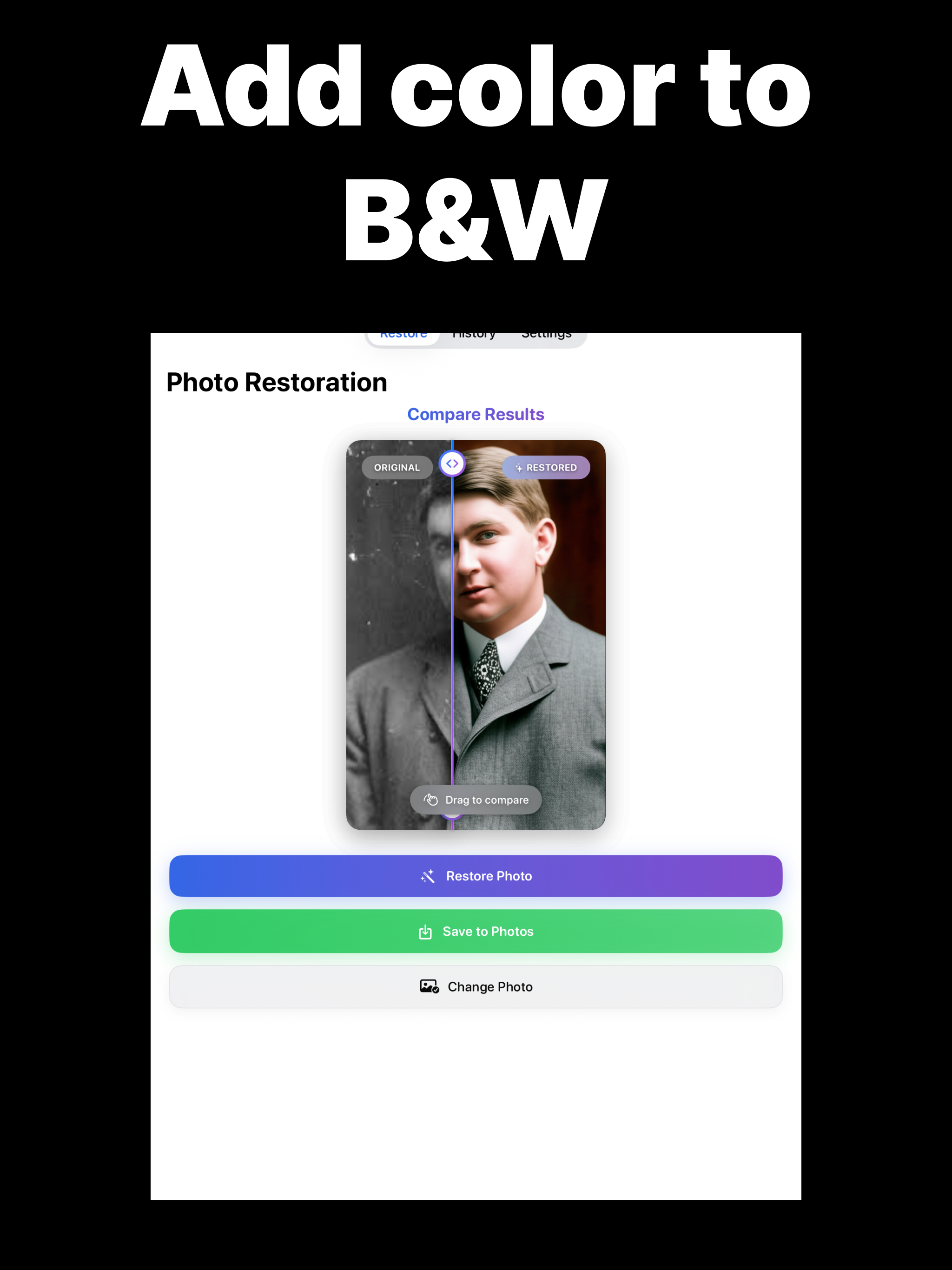 Restore Old Photos - Pixory AI screenshot 6