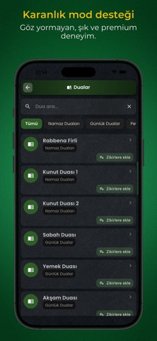Zikirmatik PRO: Kuran & Namaz iPhone screenshot