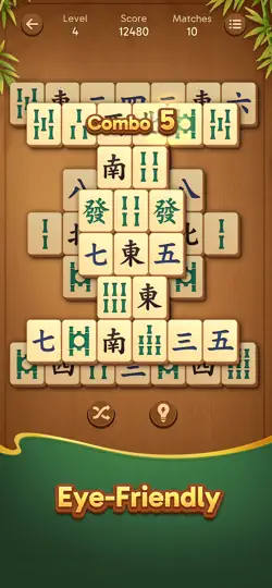 Captura de pantalla de Vita Mahjong Wood en iPhone 3