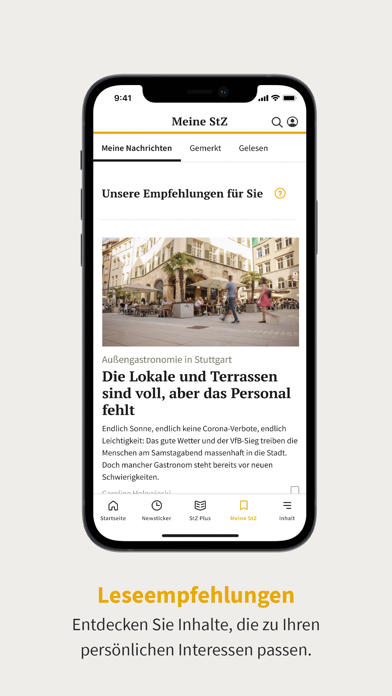 StZ News - Stuttgarter Zeitung Screenshot