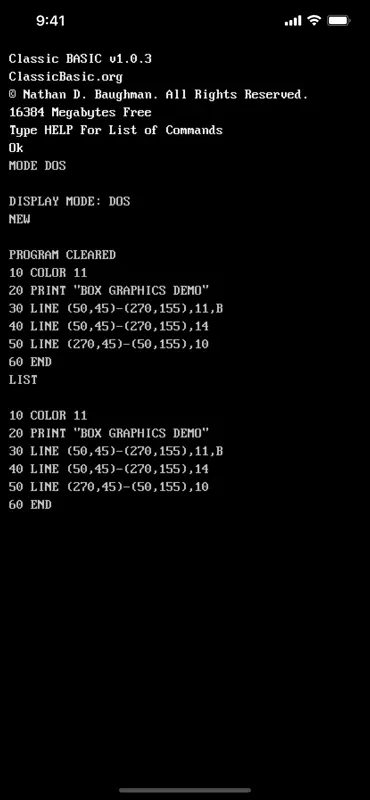 Classic BASIC screenshot 6 of 9