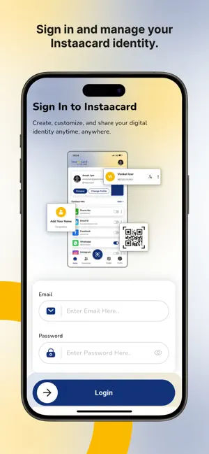 Instaacard screenshot 1