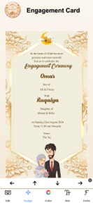 Muslim Invitation Card Maker screenshot