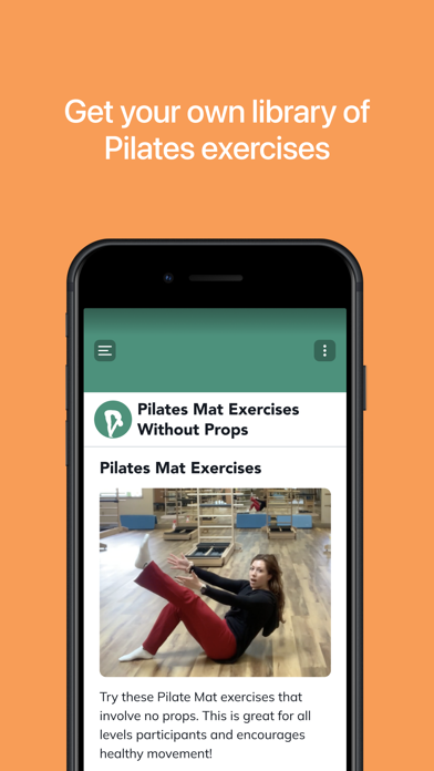 PHI Pilates Connect iPhone screenshot 4 - Health & Fitness app