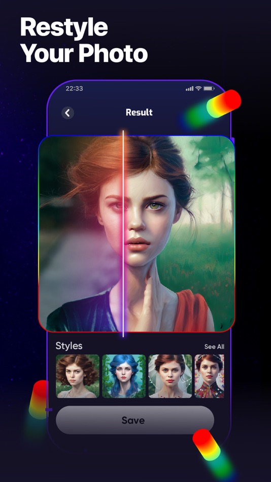 #2. FunFace - Photo Editor (iOS) بواسطة: SAN MOBILE