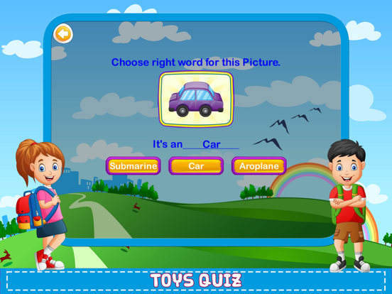 Early English Educational Quiz iPad screenshot
