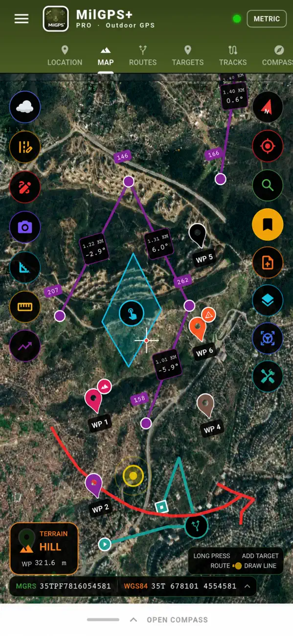 Screenshot #1 pour MilGPS+