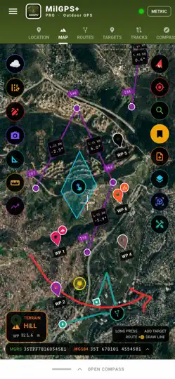 MilGPS+ iPhone Screenshot 1