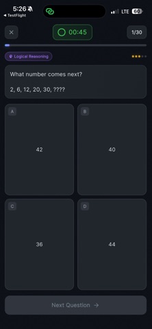 QuickIQTest screenshot